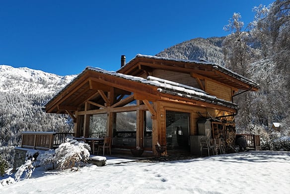 Exterior of Chalet Roxie